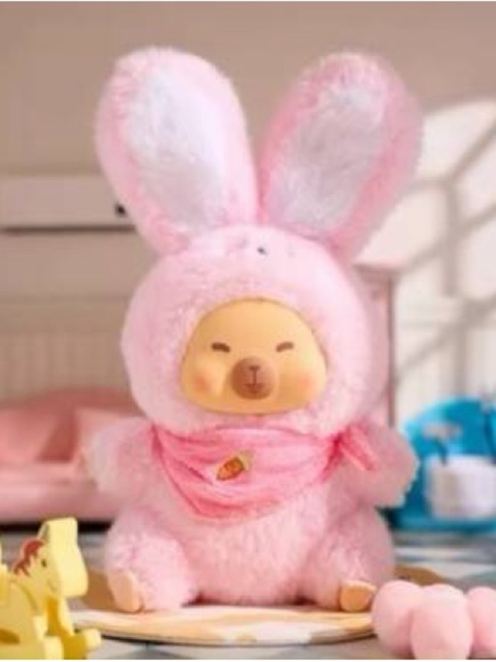 Little Bala Daily Life Pink Plush Rabbit Costume Doll‎ Outgoing Little Bala